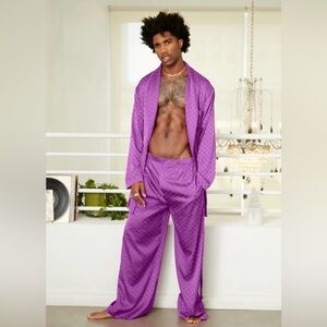 Savage X Fenty Deep Purple Satin Pants